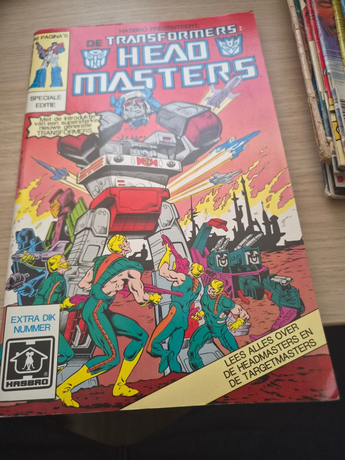 Transformers: Headmasters Speciale Editie Comic, Overige generaties, Ophalen of Verzenden, Gebruikt, Overige rassen