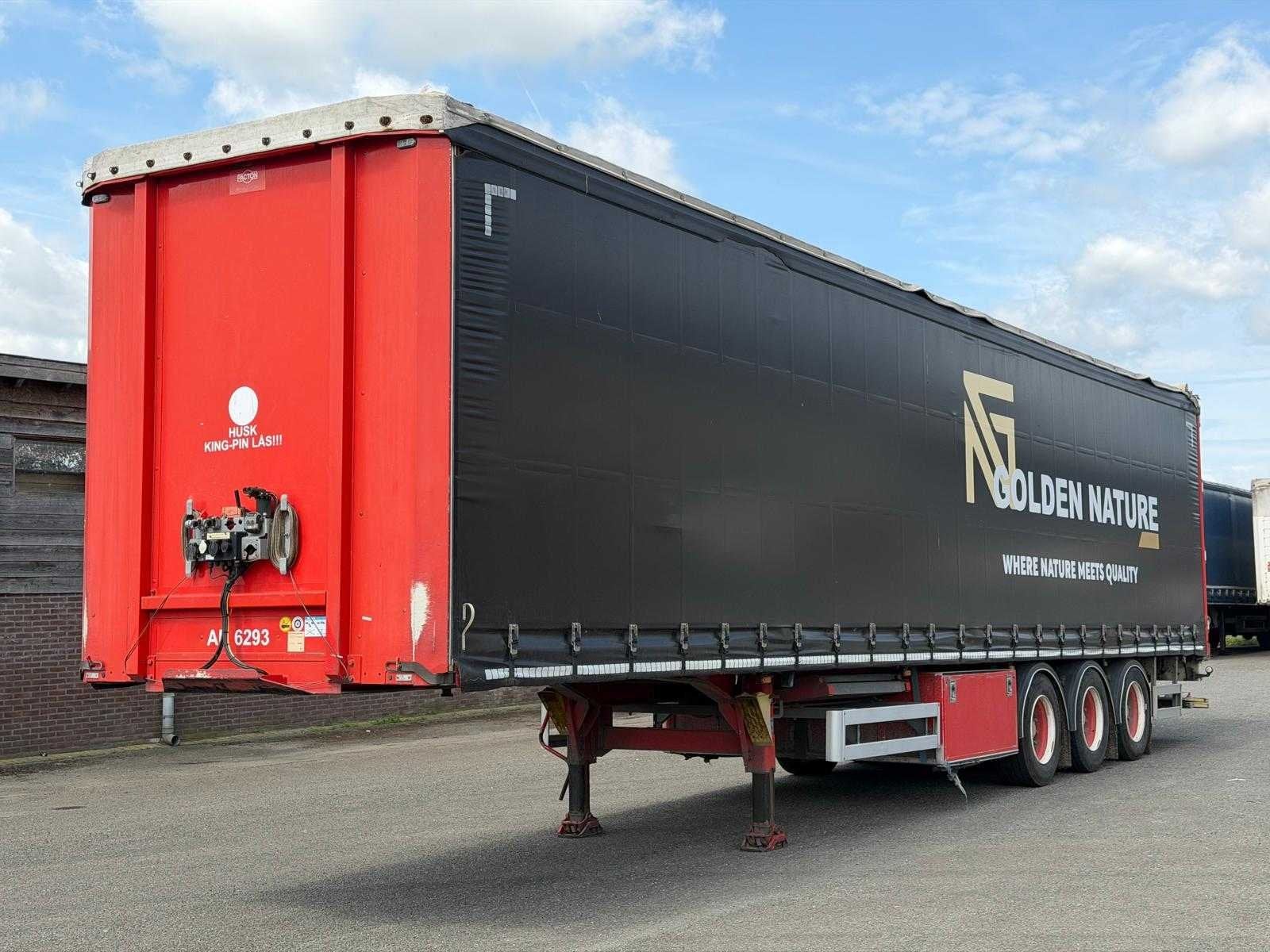Pacton - TXD342 - 2014 - Oplegger - Laadklep - Schuizeil, Overige brandstoffen, Bedrijf, Geïmporteerd, Aanhangers en Opleggers