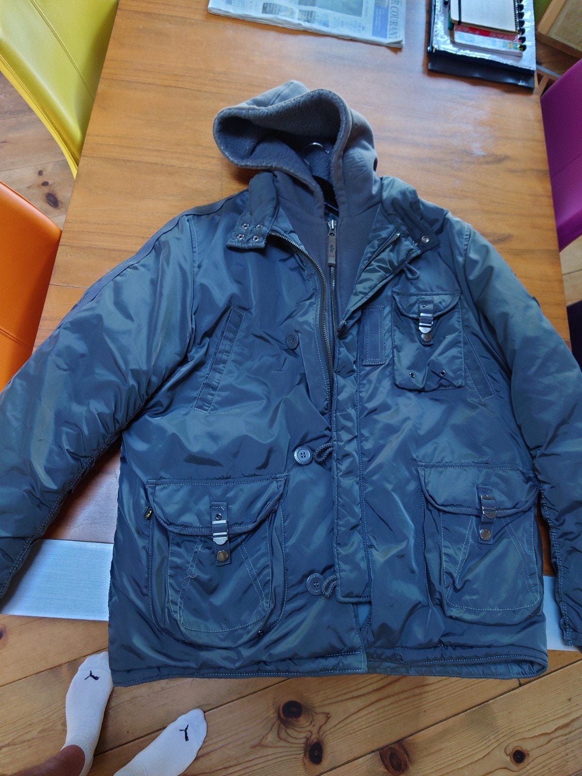 alpha industries parka xl grijs als nieuw, Ophalen of Verzenden, Zo goed als nieuw, Maat 56/58 (XL), Grijs