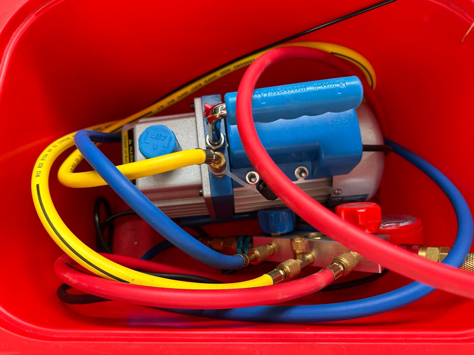 Vacuum pomp Airco TE HUUR, Ophalen