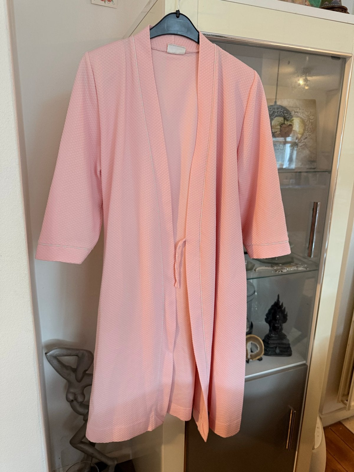 Roze badjas/ochtendjas van Egatex M Oto 54 cm, Lengte 98 cm, Kleding | Dames, Overige Dameskleding, Ophalen of Verzenden, Zo goed als nieuw