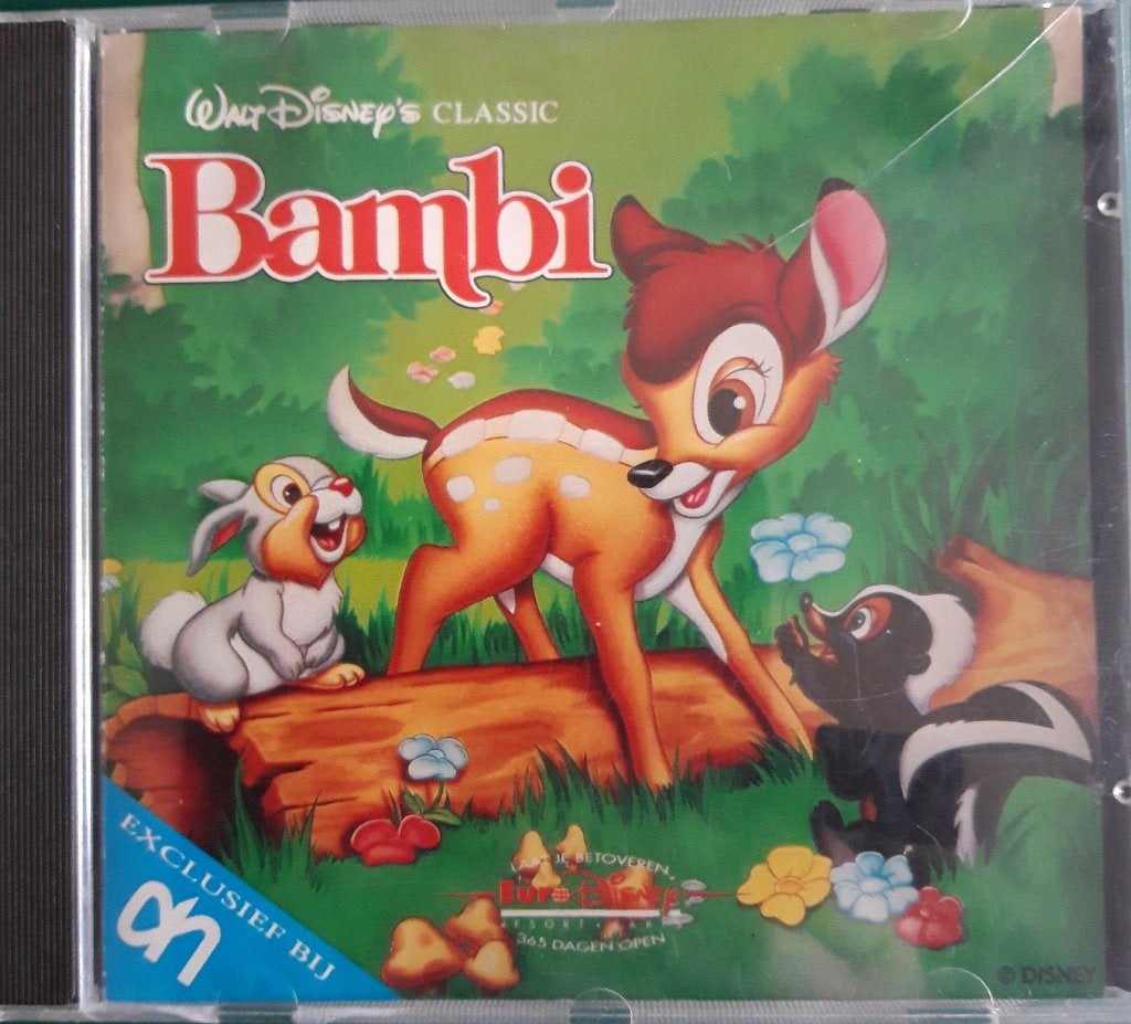 Bambi Walt Disney Luisterboek - Krasvrije CD, Boeken, Kind, Cd, Walt Disney, Ophalen of Verzenden
