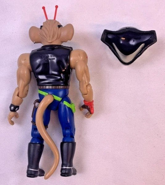 Biker Mice from Mars Throttle Galoob 1993 Vintage figuur, Verzamelen, Poppetjes en Figuurtjes, Coolsingel 104, 3011 AG Rotterdam, Netherlands