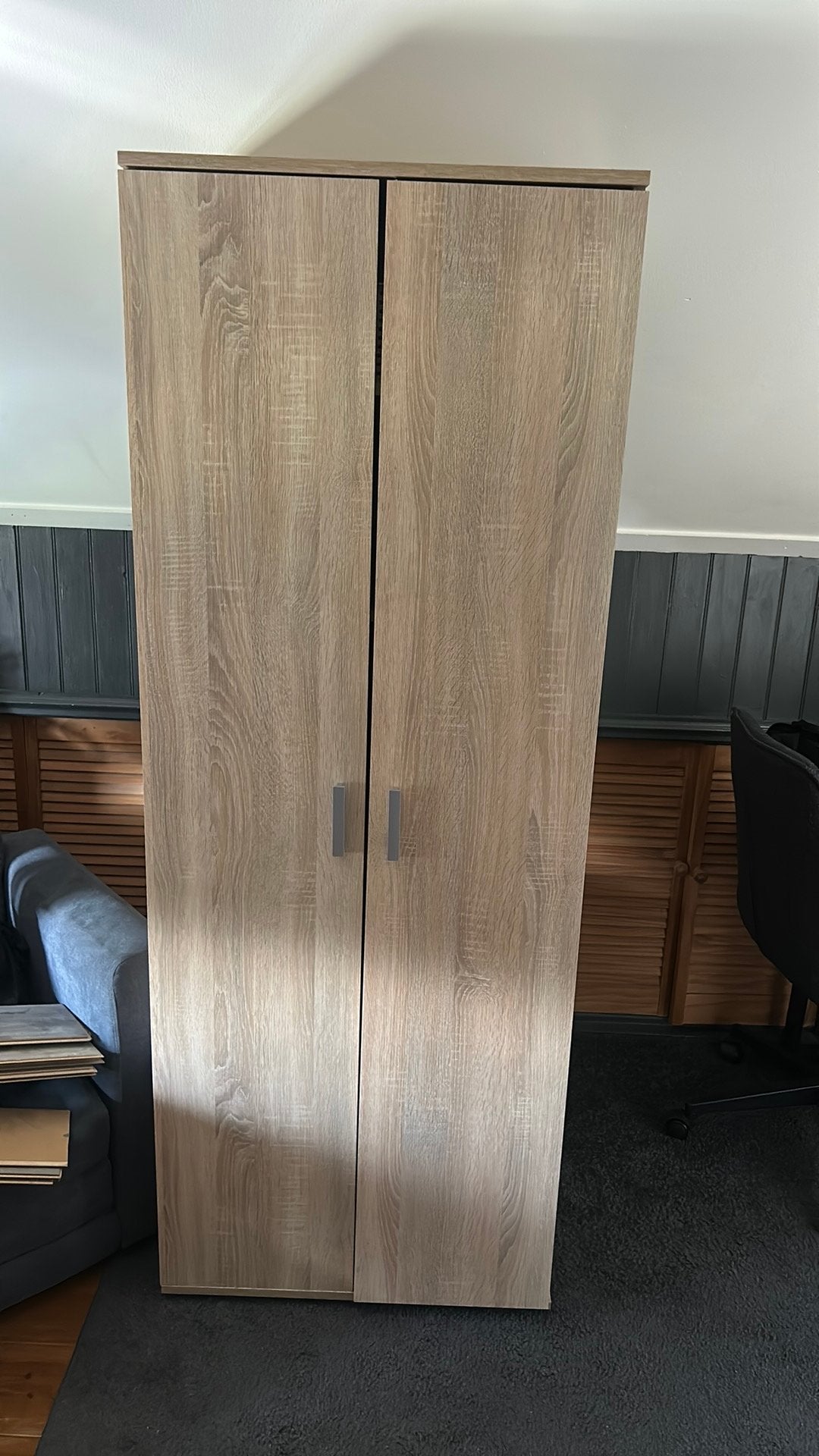 Kledingkast, Huis en Inrichting, Ophalen, Gebruikt, Eikenhout, 50 tot 100 cm