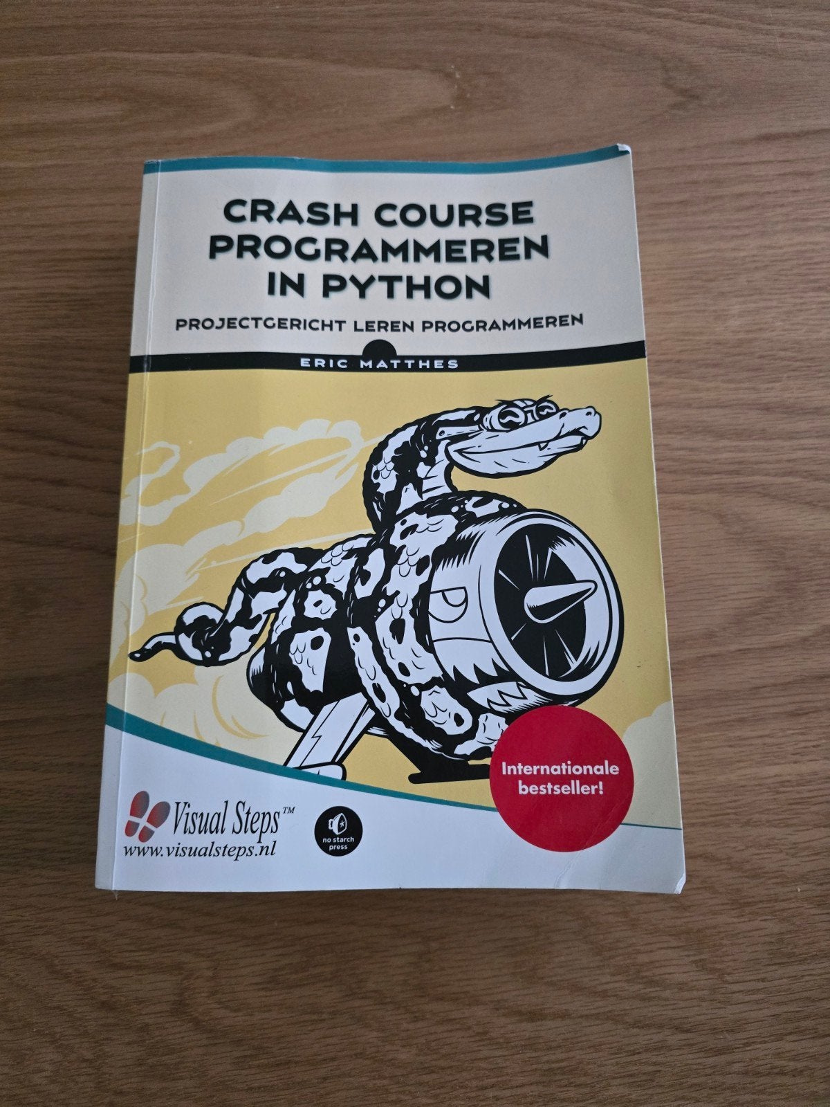 Crash Course Programmeren in Python - Eric Matthes, Boeken, Ophalen of Verzenden, Zo goed als nieuw, Eric Matthes, Beta