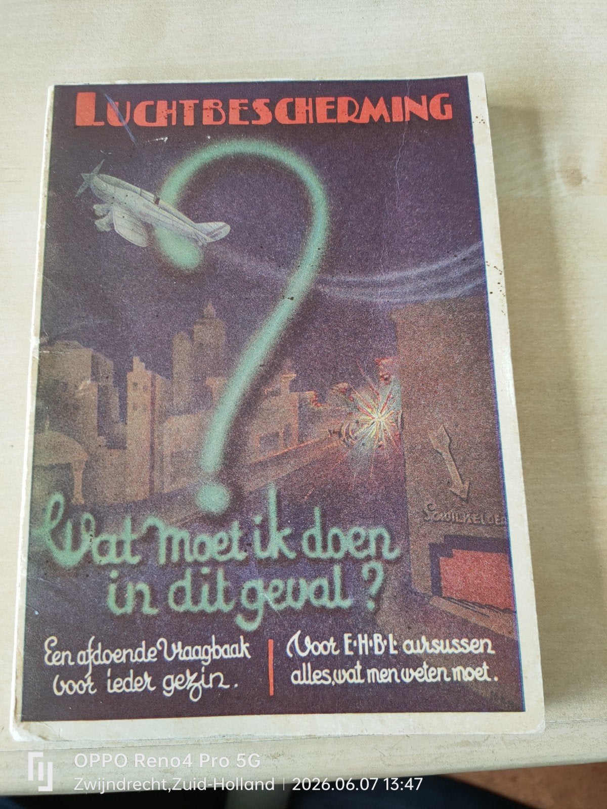 Luchtbescherming, Verzenden, Landmacht, Nederland, Boek of Tijdschrift