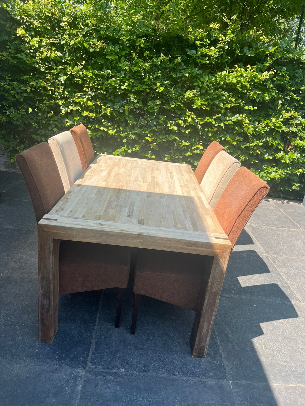 Eettafel met 6 stoelen gebruikt, Ophalen, Gebruikt