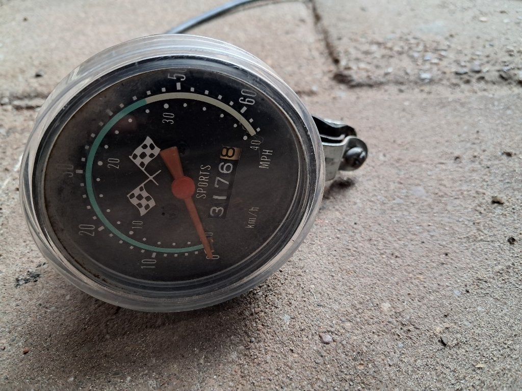 4 mechanische snelheidsmeter, Ophalen of Verzenden, Gebruikt