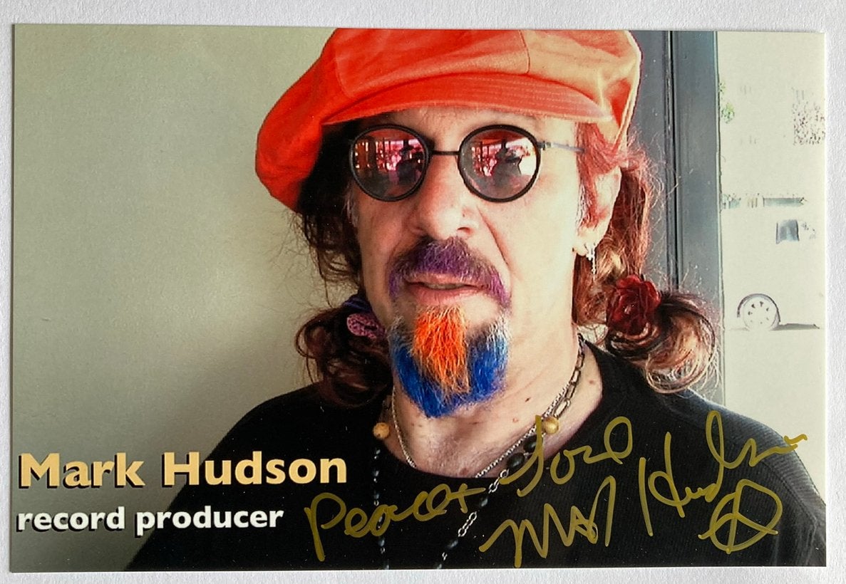 The Beatles- Ringo Starr- Mark Hudson gesigneerd, Ophalen of Verzenden, Zo goed als nieuw, Foto of Kaart, Gesigneerd
