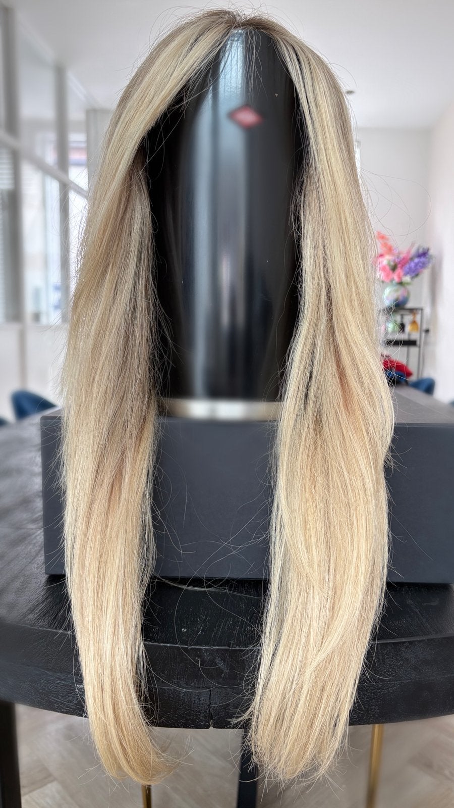 Haarstuk / Pruik Hair Elements, Sieraden, Tassen en Uiterlijk, Uiterlijk | Haarverzorging, Verzenden, Zo goed als nieuw, Pruik of Haarverlenging