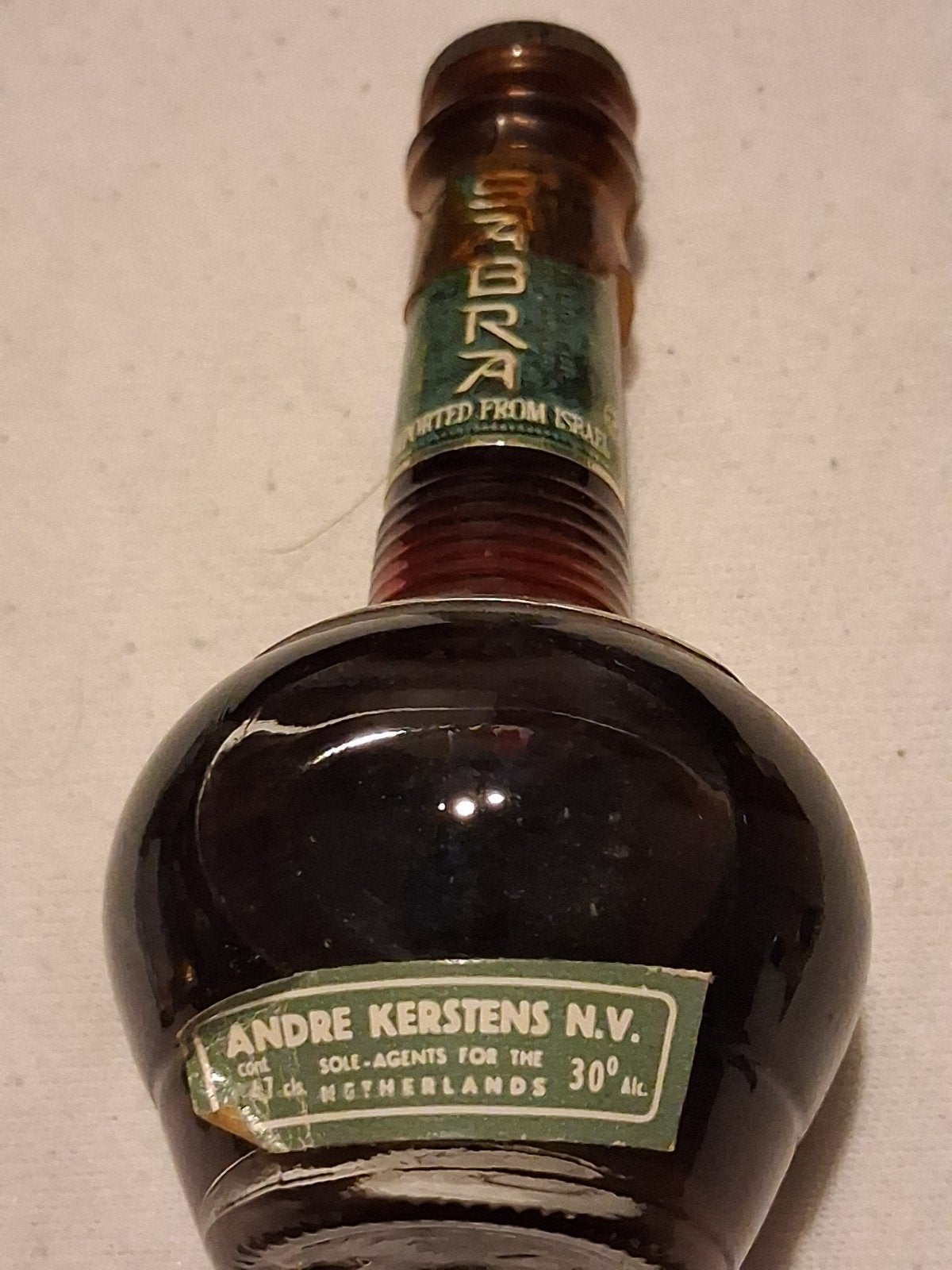 Vintage Sabra Liqueur Flesje - Kosher uit Israël, Antiek en Kunst, Ophalen of Verzenden