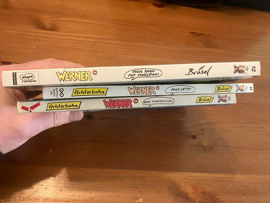 3 delen Werner van Brösel, Meerdere comics, Ophalen of Verzenden, Zo goed als nieuw, Europa