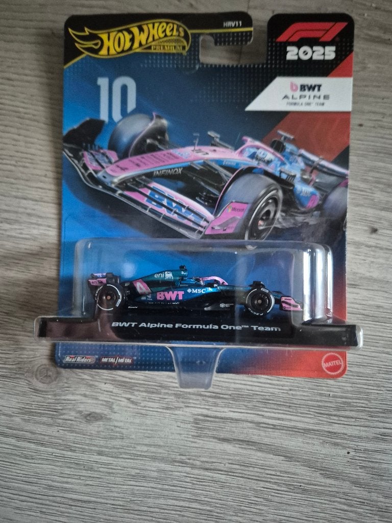 hot wheels bwt alpine f1 team Pierre Gasly 2025, Ophalen of Verzenden, Nieuw, Auto
