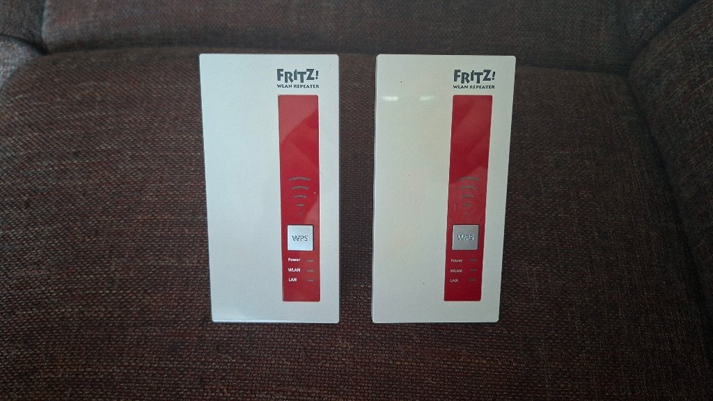 2x Fritzbox 1750E, Ophalen, Zo goed als nieuw, Fritz