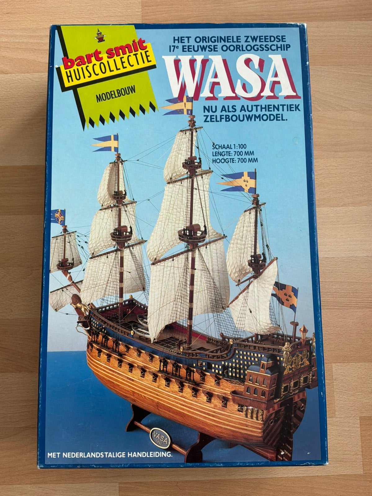 wasa zweeds oorlogsschip modelbouw 1:100 ned. handl. nieuw!, Ophalen, Nieuw