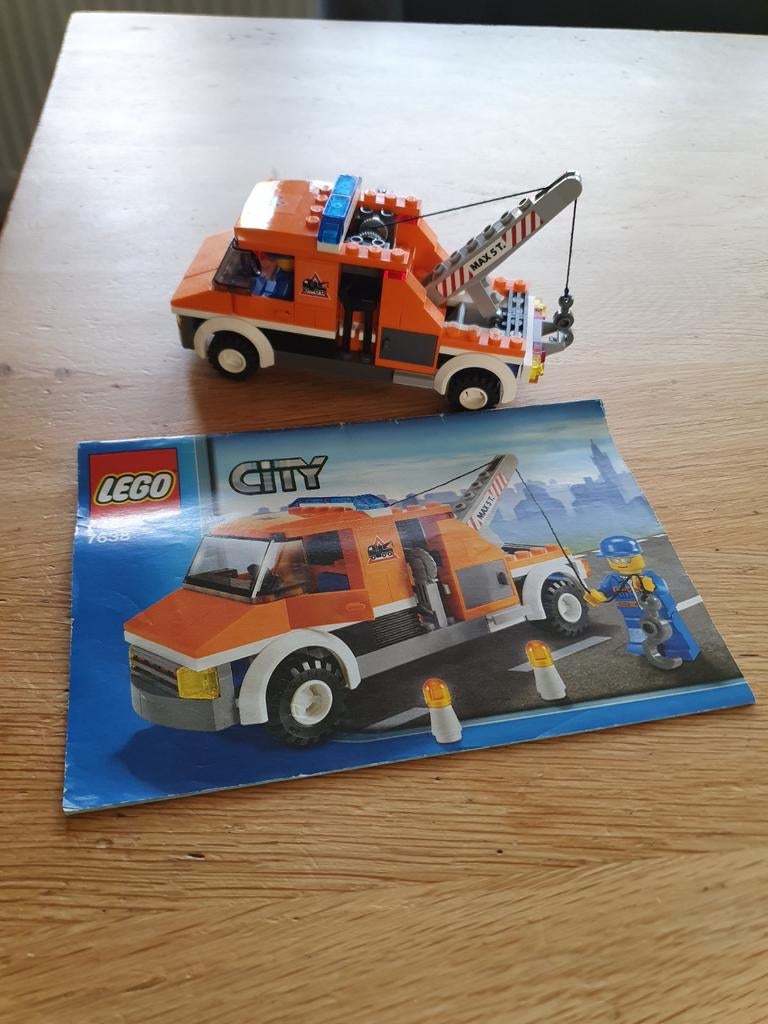 Lego city 7638 sleepwagen., Ophalen of Verzenden, Gebruikt