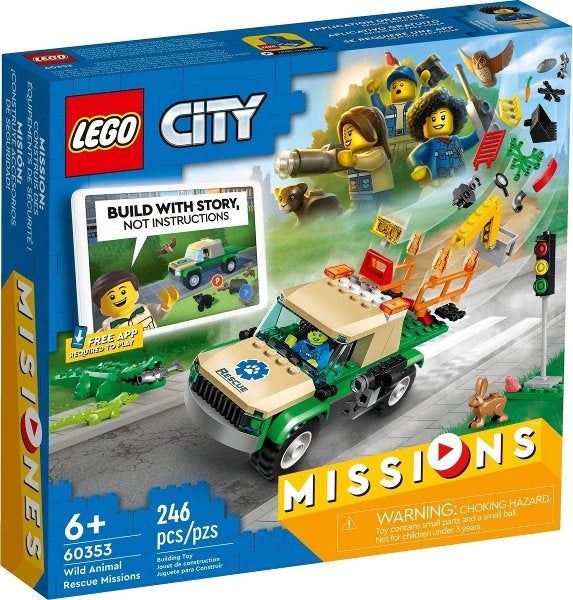 LEGO | City | Wilde dieren reddingsmissies | 60353, Lego, Lego, Nieuw, https://legohouse.com/en-gb/info/contact-us/