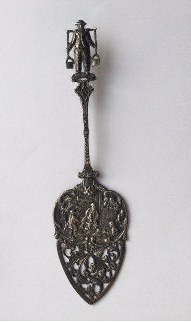 zilveren taartschep, Ophalen, Zilver