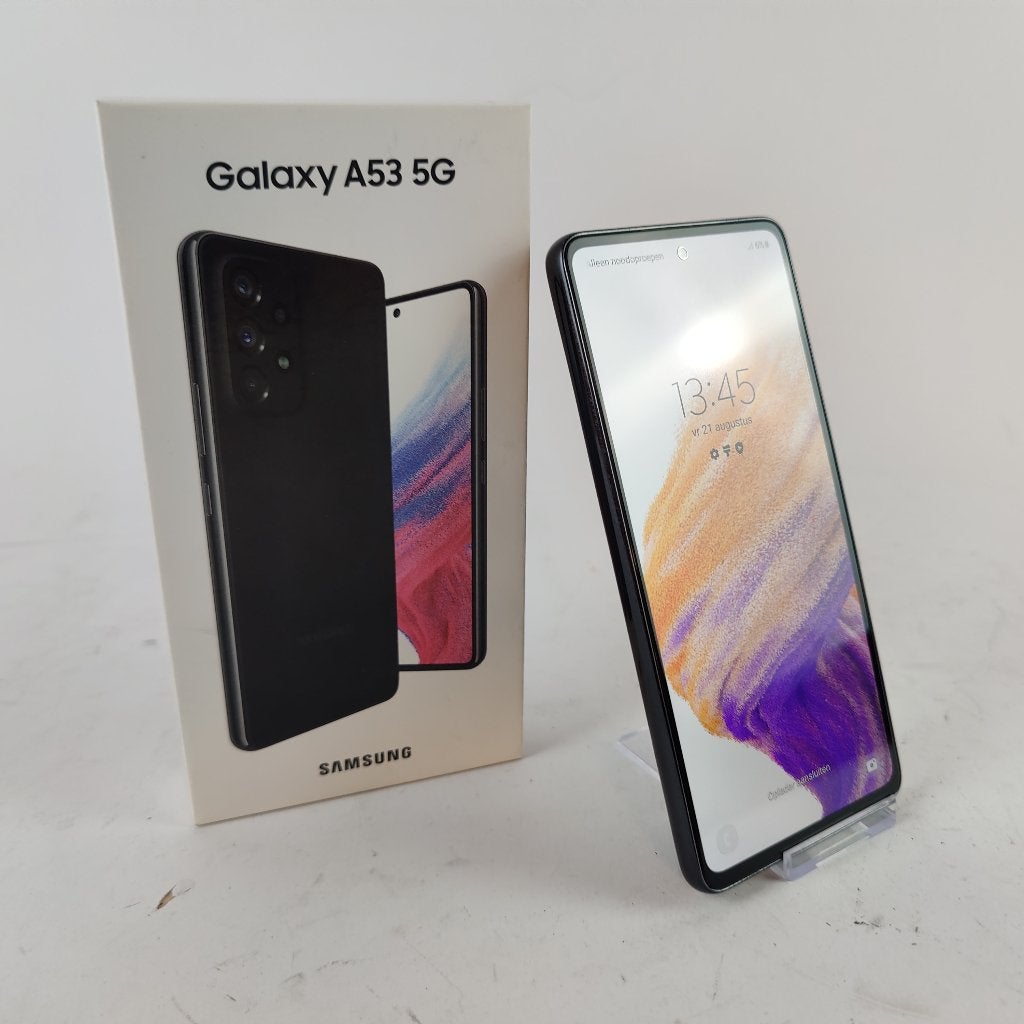 Samsung Galaxy A53 5G 128GB in doos || nu voor €159.99!!, Ophalen of Verzenden, Zo goed als nieuw, X, X