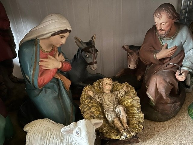 Kerstgroep 48 cm., Diversen, Ophalen, Gebruikt