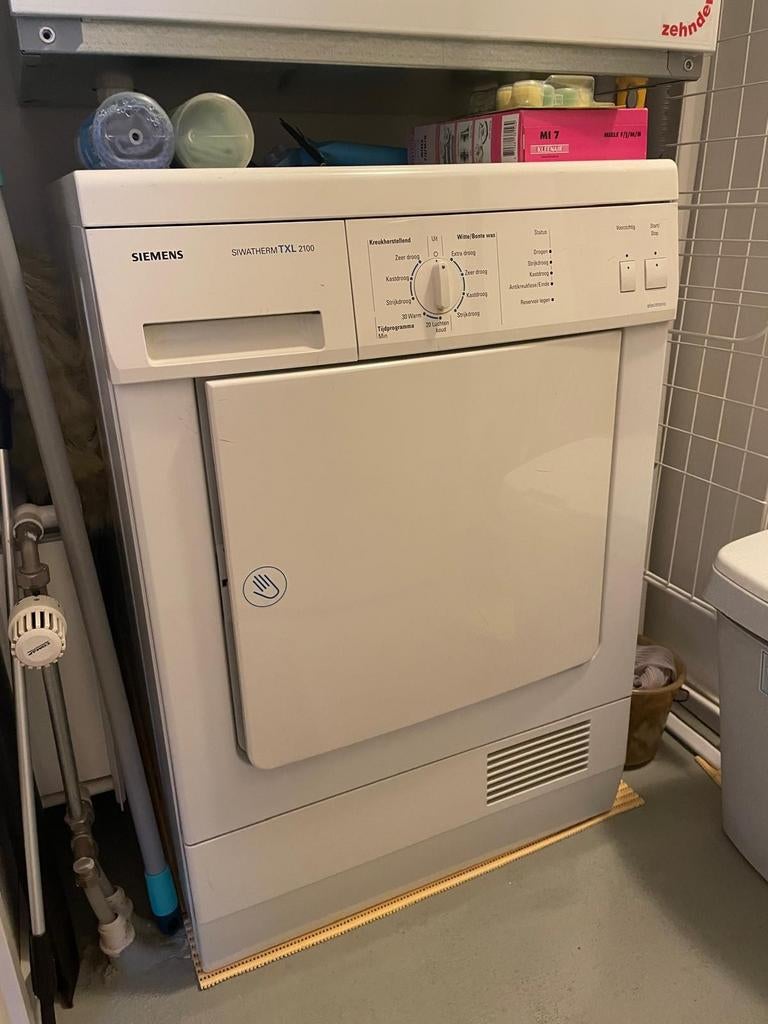 Siemens SIWATHERM TXL 2100 Wasdroger, 6 tot 8 kg, Ophalen of Verzenden, Voorlader, Kort programma