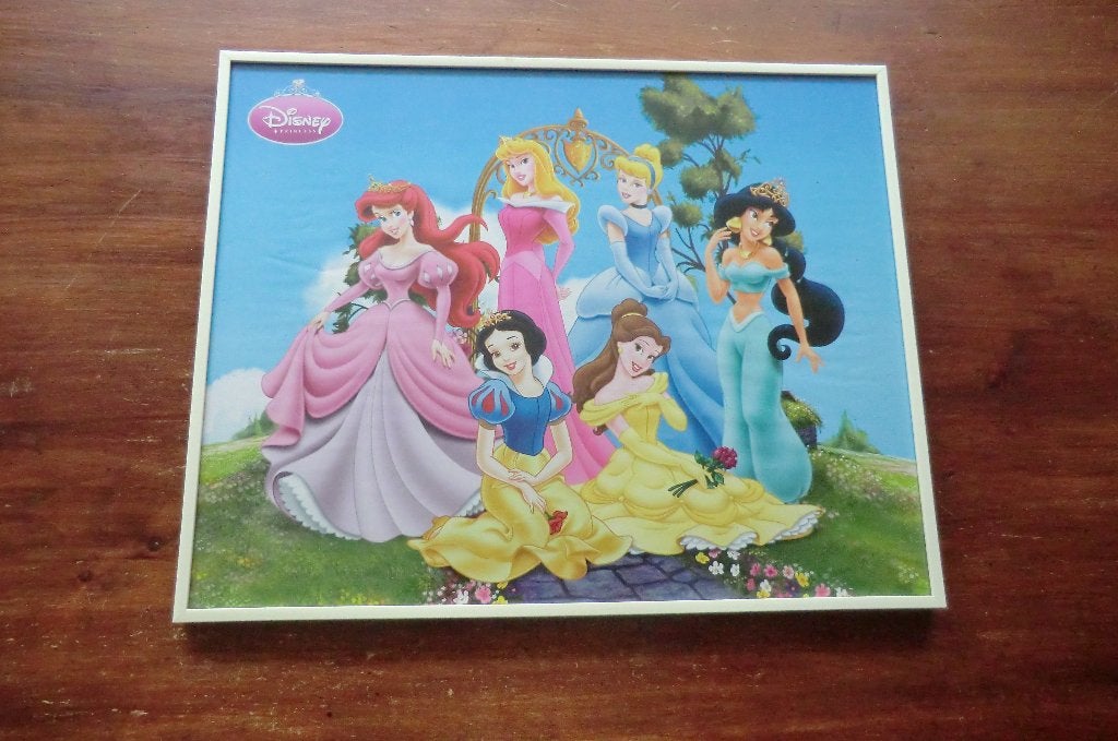 kunststof lijst met een poster van Disney / Sneeuwwitje, ..., Ophalen, Kunststof, Posterlijst, Met glas