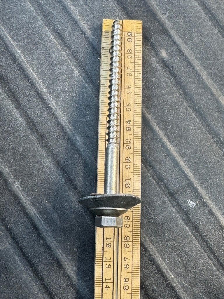 Golfplaatschroeven, 100 tot 250 mm, Schroeven, Nieuw, Ophalen of Verzenden
