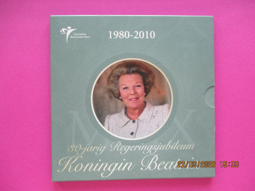 30-jarig Regeringsjubileum Koningin Beatrix Muntset, Ophalen of Verzenden, Koningin Beatrix, Overige waardes, Setje