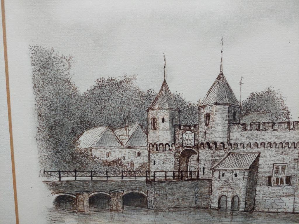koppelpoort tekening, Ophalen of Verzenden