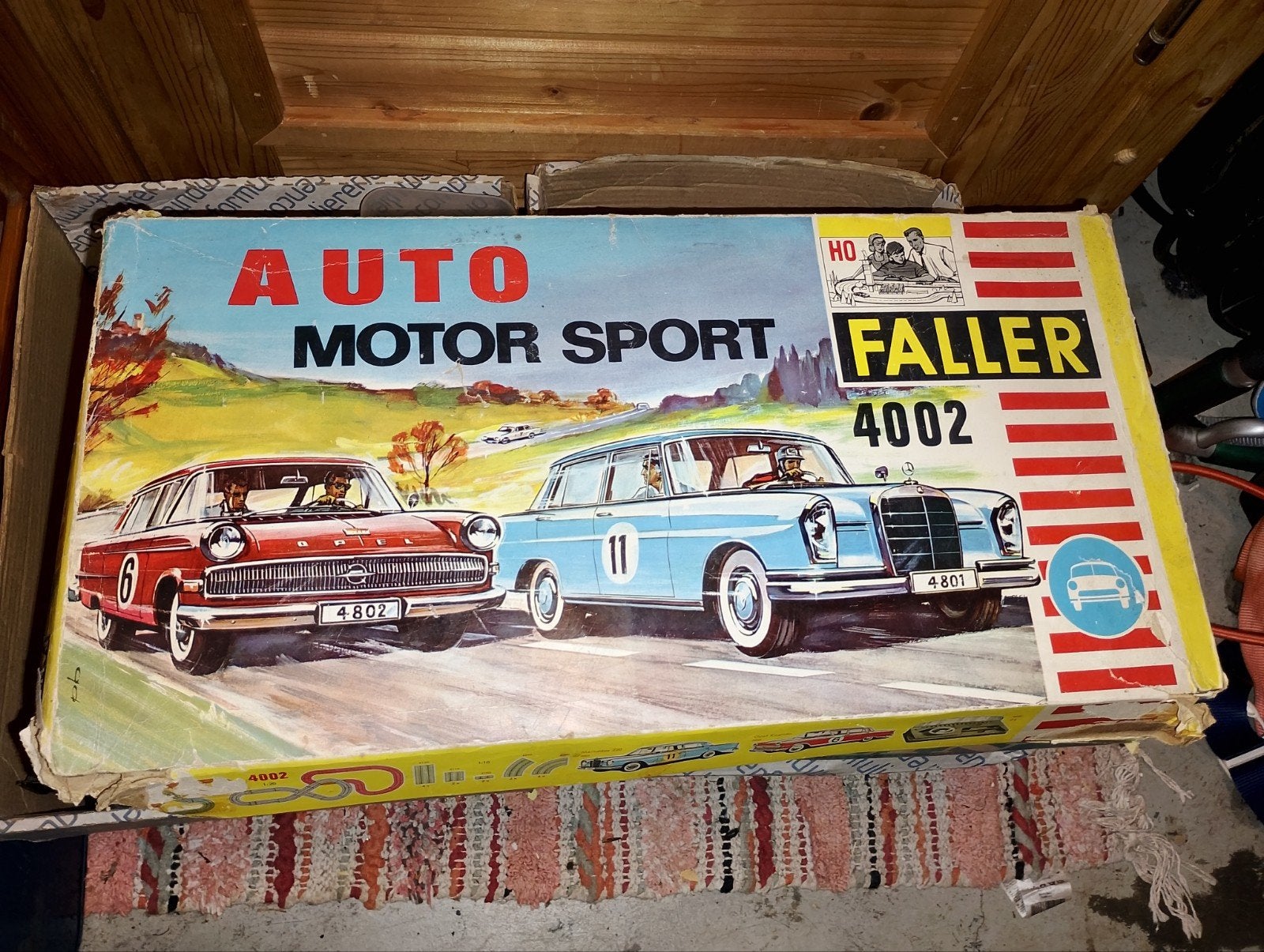 Vintage Faller Auto Motor Sport 4002 Racebaan Set, Ophalen of Verzenden