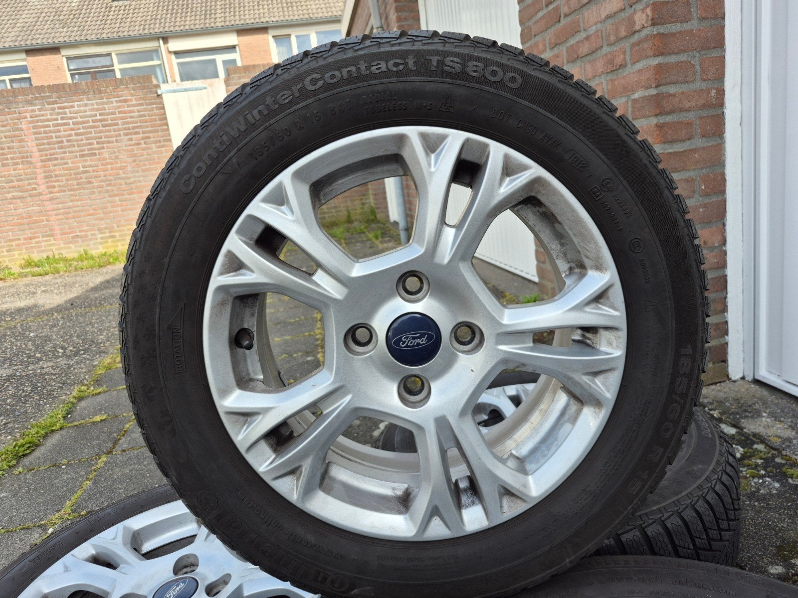 Te koop Origineel ford fiesta velgen 185 60 15 inch., Auto-onderdelen, Banden en Velgen, Ophalen, Gebruikt, 15 inch, Banden en Velgen