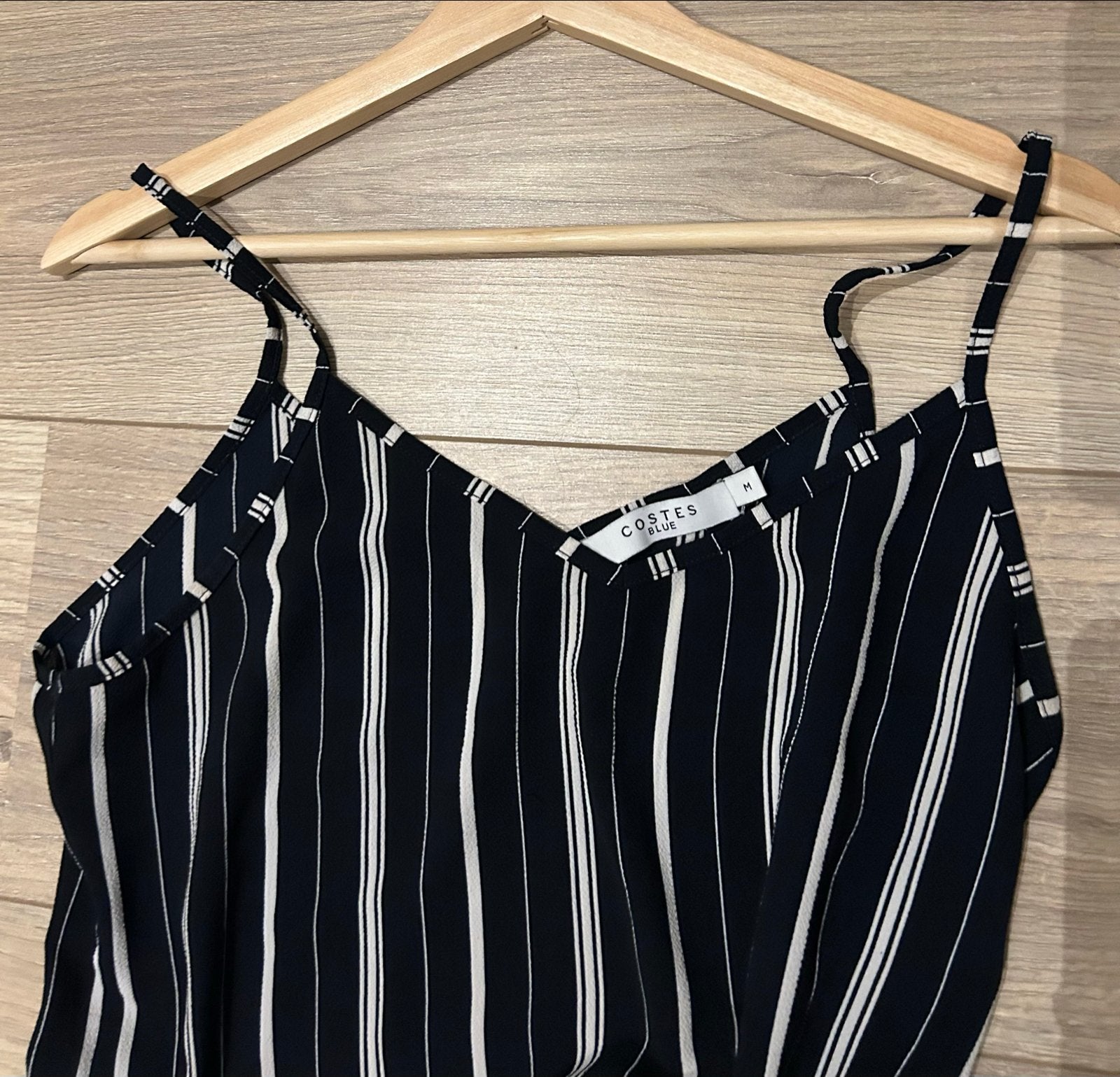 Costen Blue gestreepte top en broek set, Maat 38/40 (M), Blauw, Ophalen of Verzenden, Zo goed als nieuw