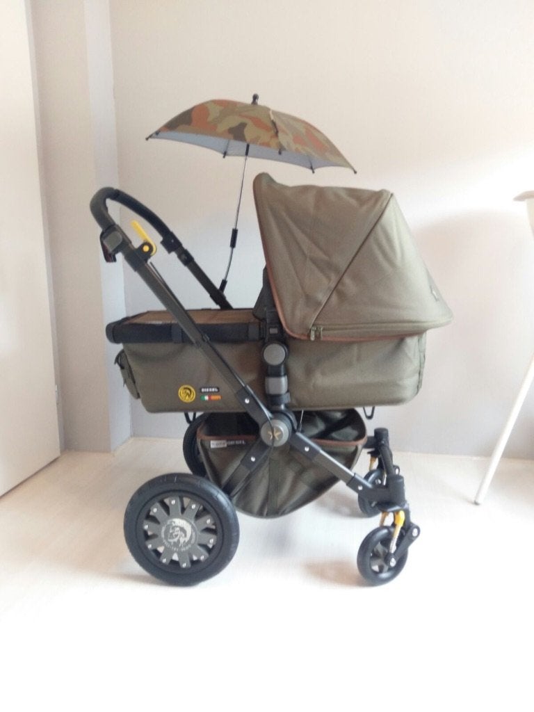 Kinderwagen Bugaboo Camelon 3 (army Diesel-uitvoering), Ophalen, Gebruikt