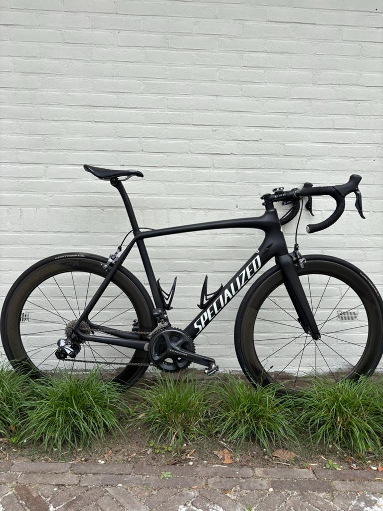 Specialized Tarmac Pro SL5 Ultegra Di2 Reynolds carbon wiele, Carbon, Velgrem, Zo goed als nieuw, 57 tot 61 cm