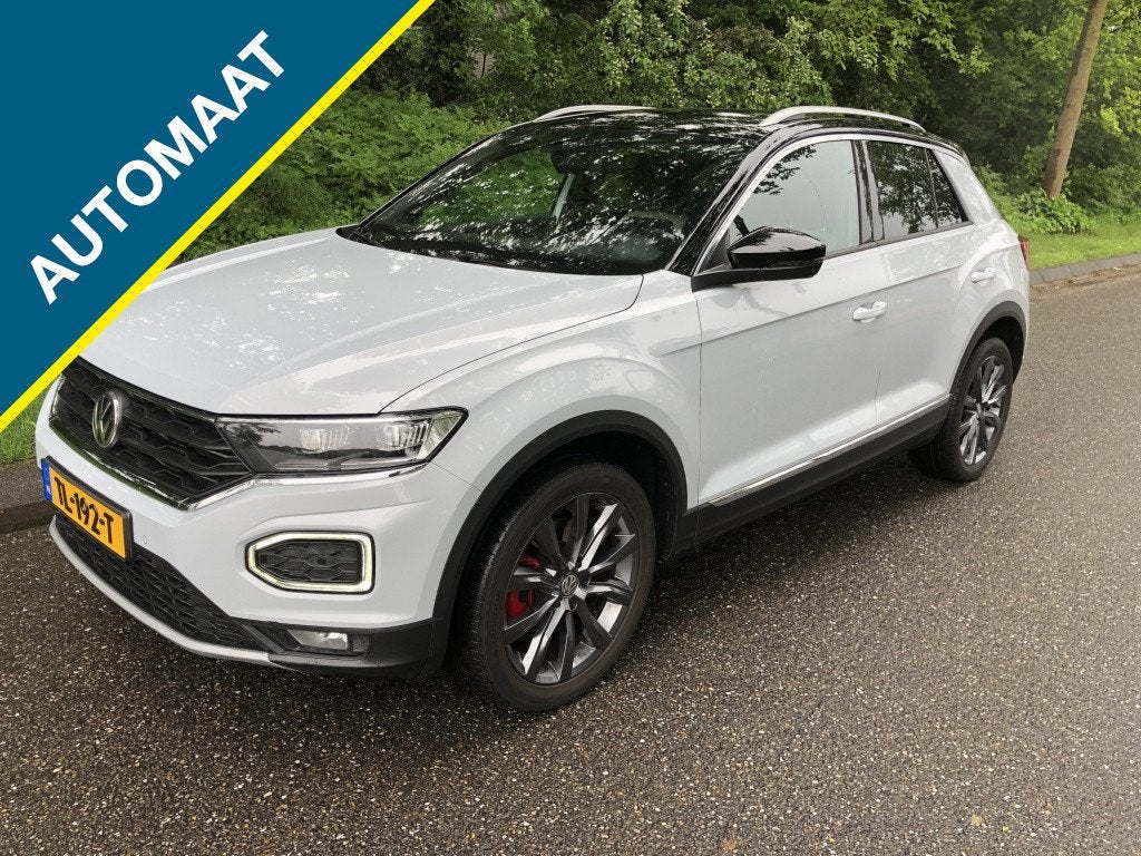 Volkswagen T-Roc 1.5 TSI Sport (bj 2018, semi-automaat), Auto's, Euro 6, 4 cilinders, 150 pk, Leder en Stof