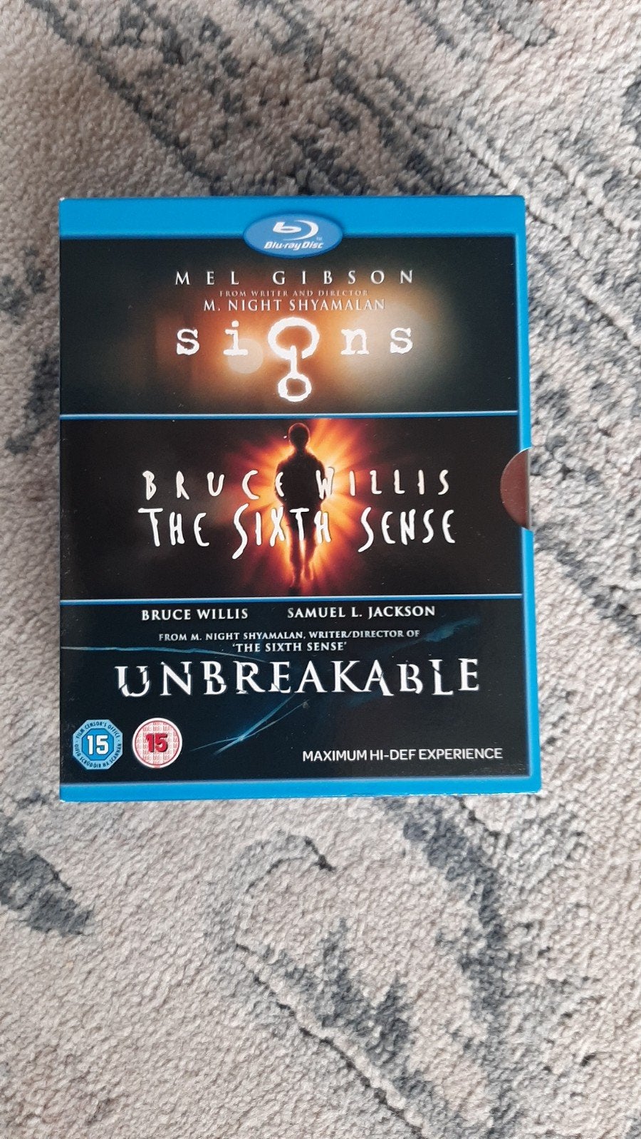 Blu-ray Boxset: Signs, The Sixth Sense, Unbreakable, Cd's en Dvd's, Blu-ray, Zo goed als nieuw, Thrillers en Misdaad, Blu-ray