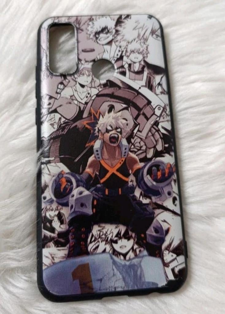 Huawei P Smart 2020 Hoesje - my hero academy, bakugo, Telecommunicatie, Ophalen of Verzenden, Zo goed als nieuw, Frontje of Cover