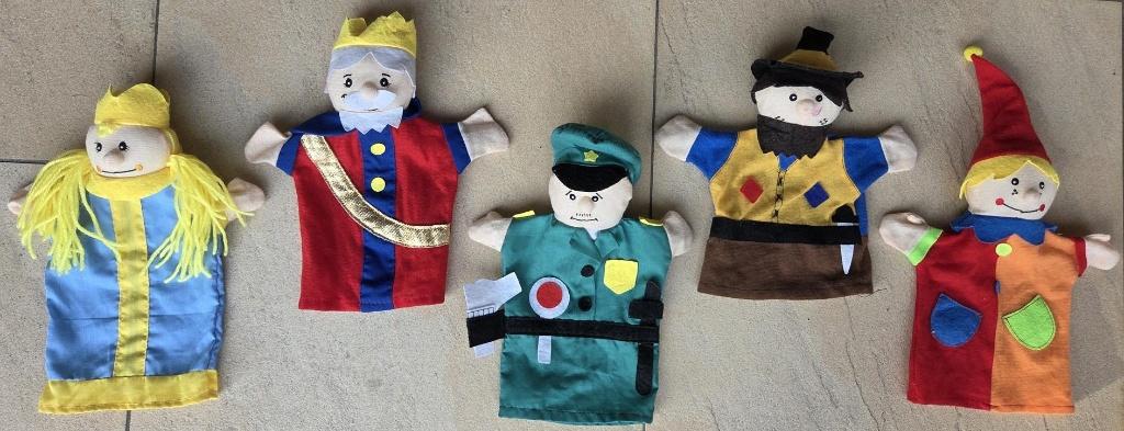 poppenkast handpoppen sprookjes NIEUW, Ophalen of Verzenden, Nieuw, Overige typen