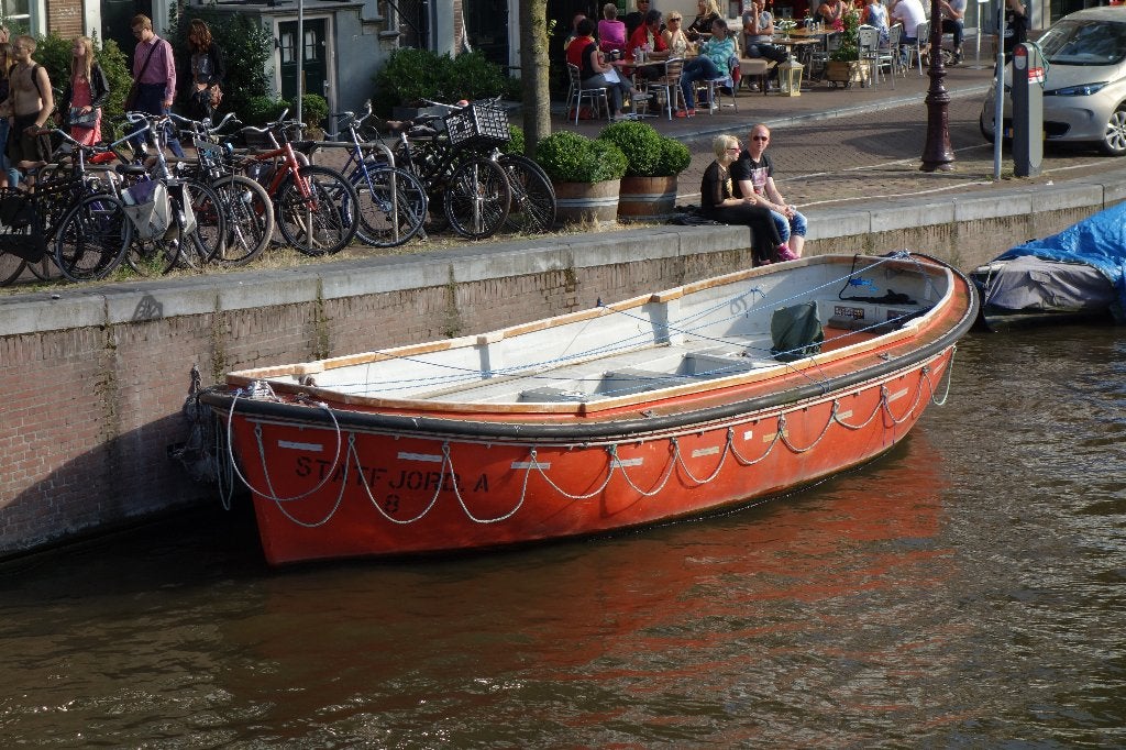 Reddingssloep 8 x 3.50 meter, Watersport en Boten, Gebruikt, Bilgepomp, Binnenboordmotor, Diesel