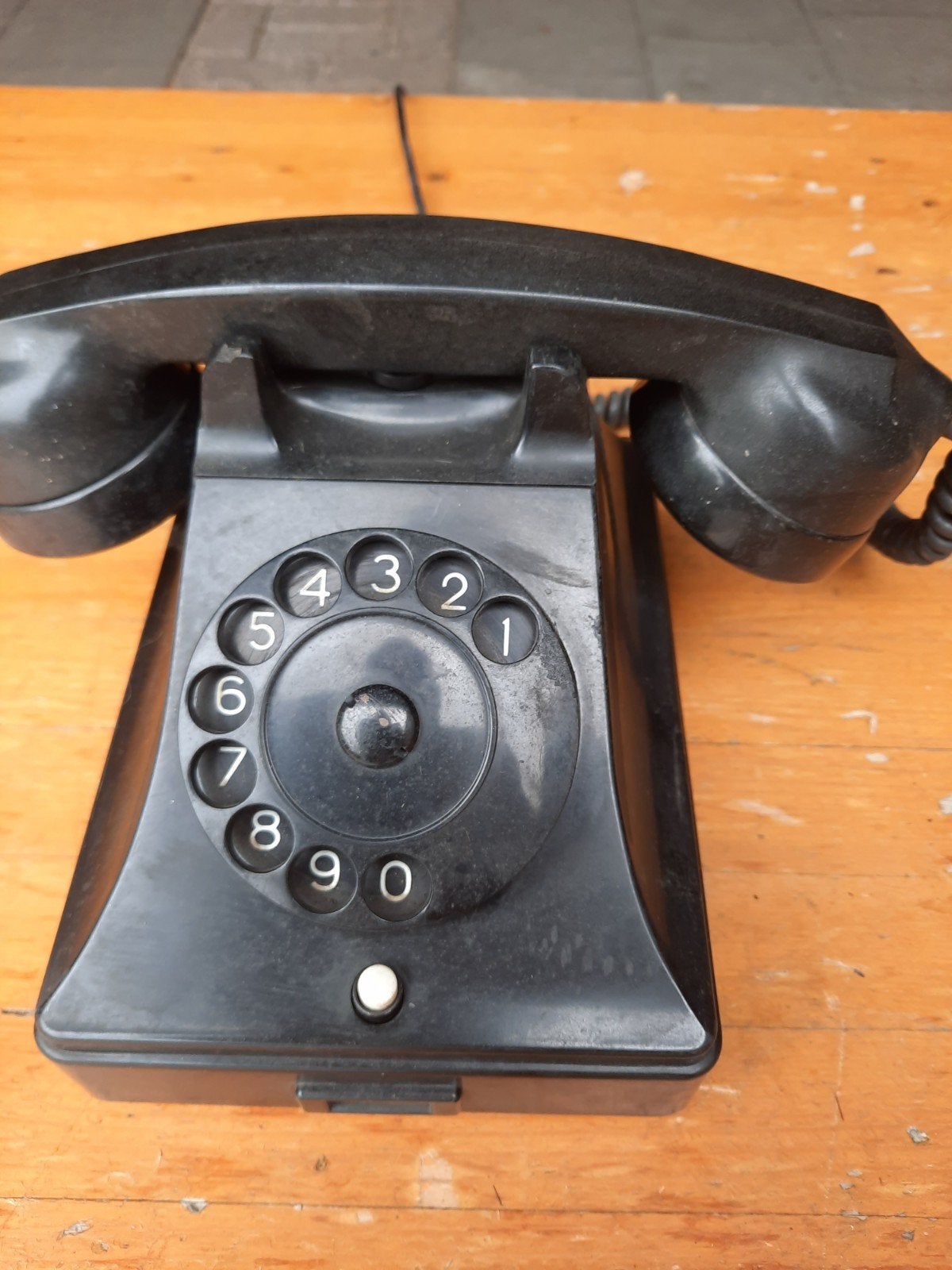 Vintage Draaischijf Telefoon - Zwart, Ophalen of Verzenden