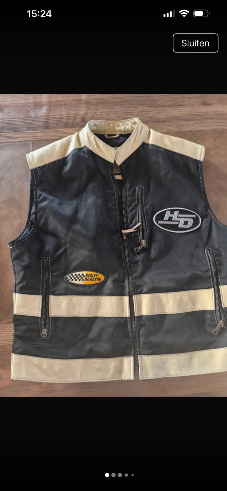 Te koop hesje van Harley Davidson, Kleding | Heren, Ophalen of Verzenden, Gedragen, Maat 46 (S) of kleiner, Overige kleuren
