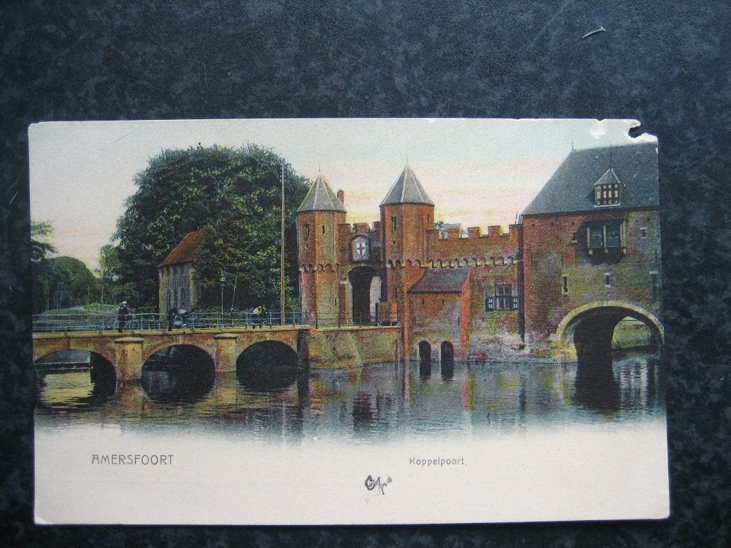 AMERSFOORT Koppelpoort P, Ophalen of Verzenden, 1920 tot 1940, Utrecht
