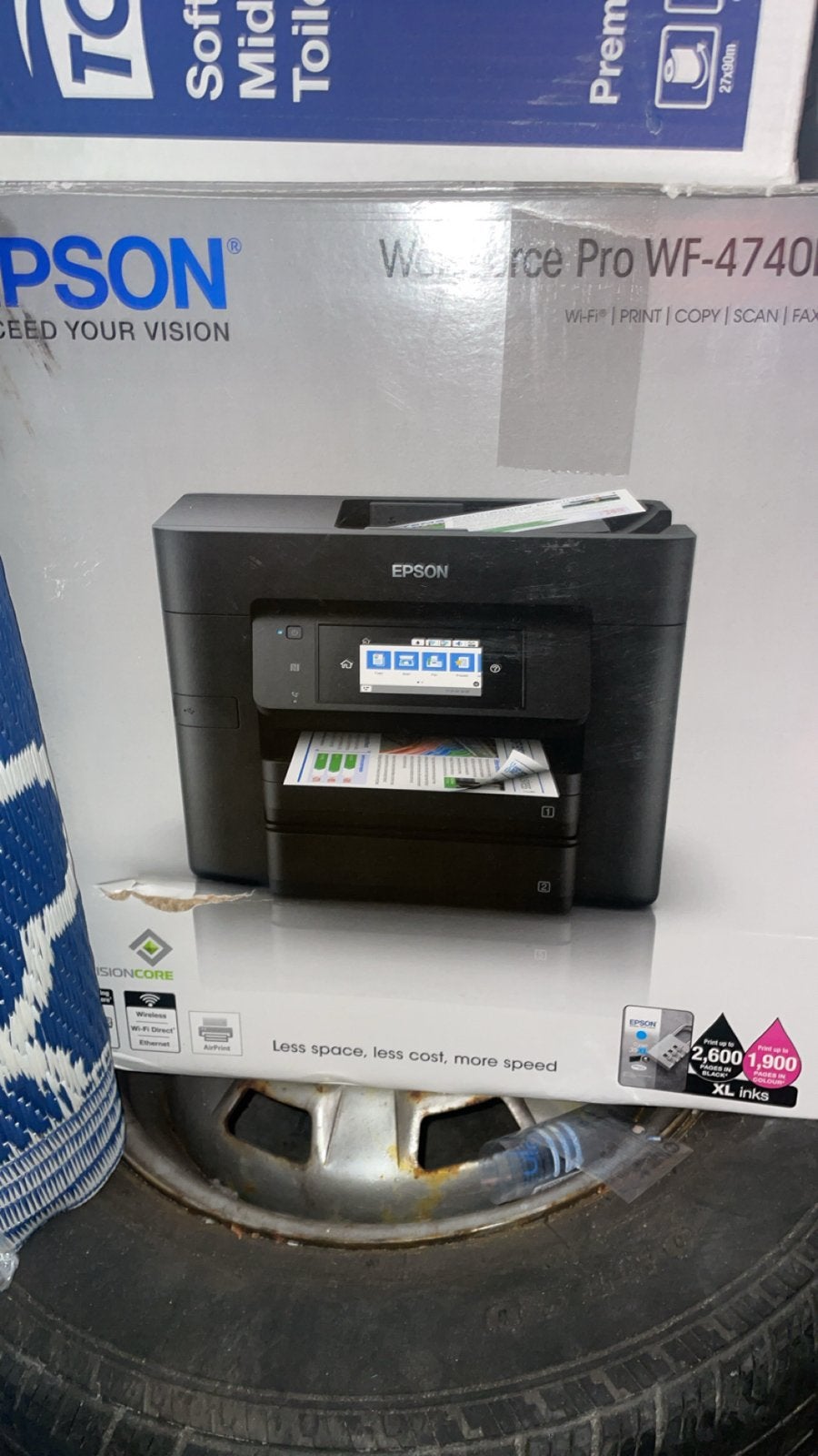 Nieuwe Epson WorkForce Pro WF-4740 All-in-One Printer, Computers en Software, Printers, Nieuw, All-in-one, Inkjetprinter, Faxen