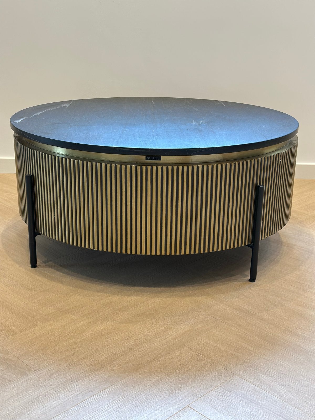 Richmond salontafel, rond, 90 cm, Robotstofzuiger proof, Ophalen, Gebruikt, Rond, 50 tot 100 cm