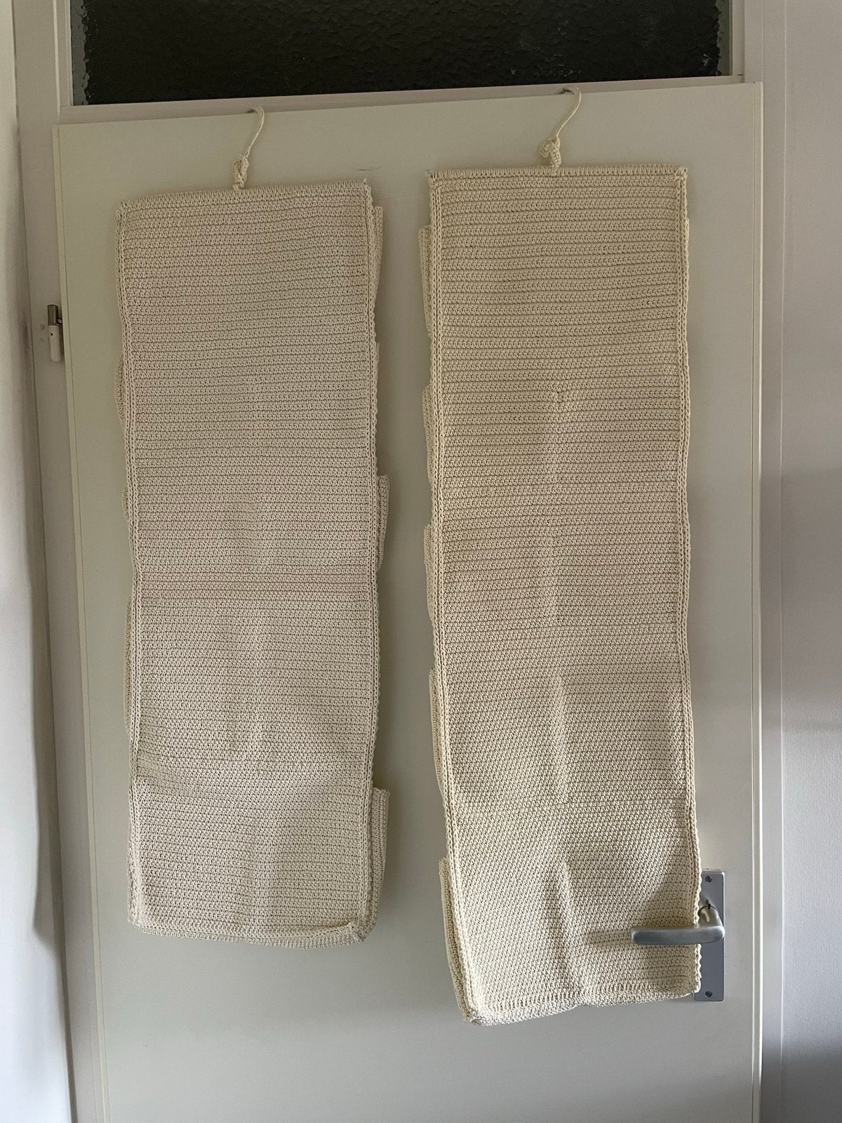 2x Hangende Opbergers IKEA Crème Wit, Beige, Ophalen of Verzenden, Zo goed als nieuw, Modern