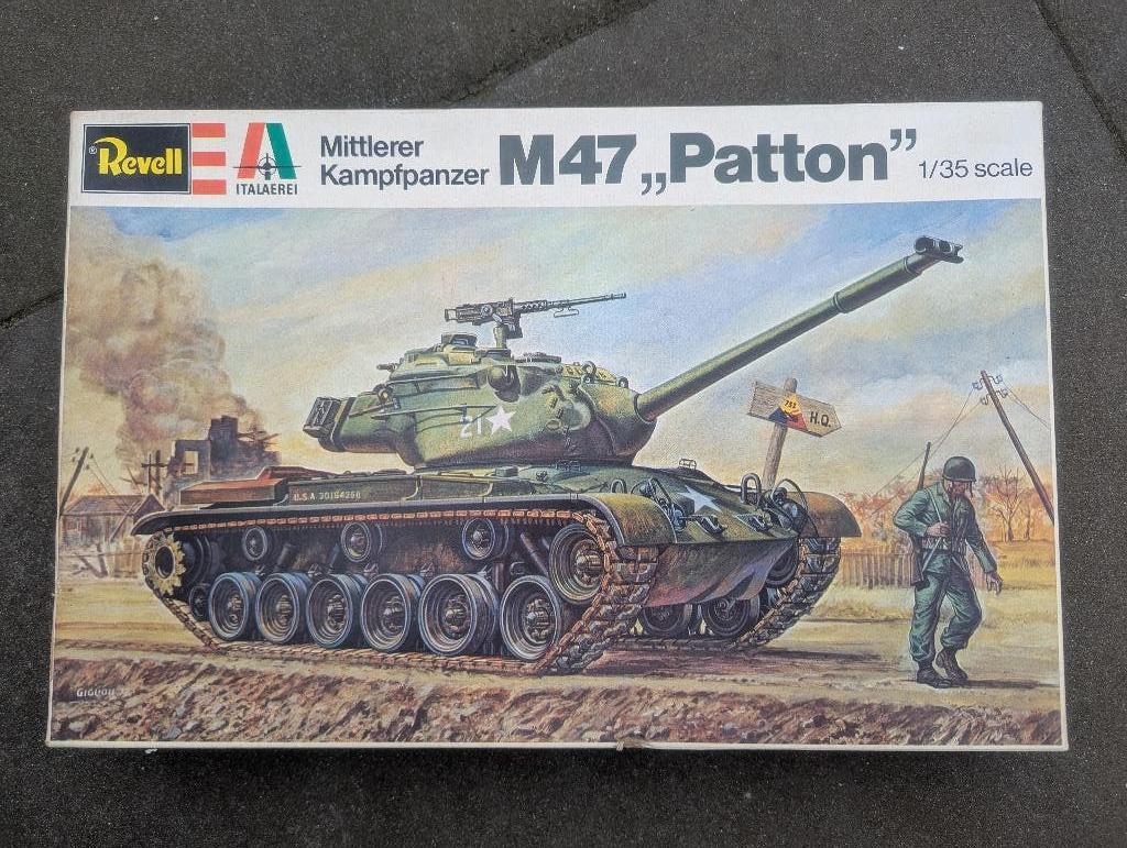 Revell/Italaerei H-2141 - M47 Patton, Tank, Nieuw, Ophalen of Verzenden, 1:32 tot 1:50