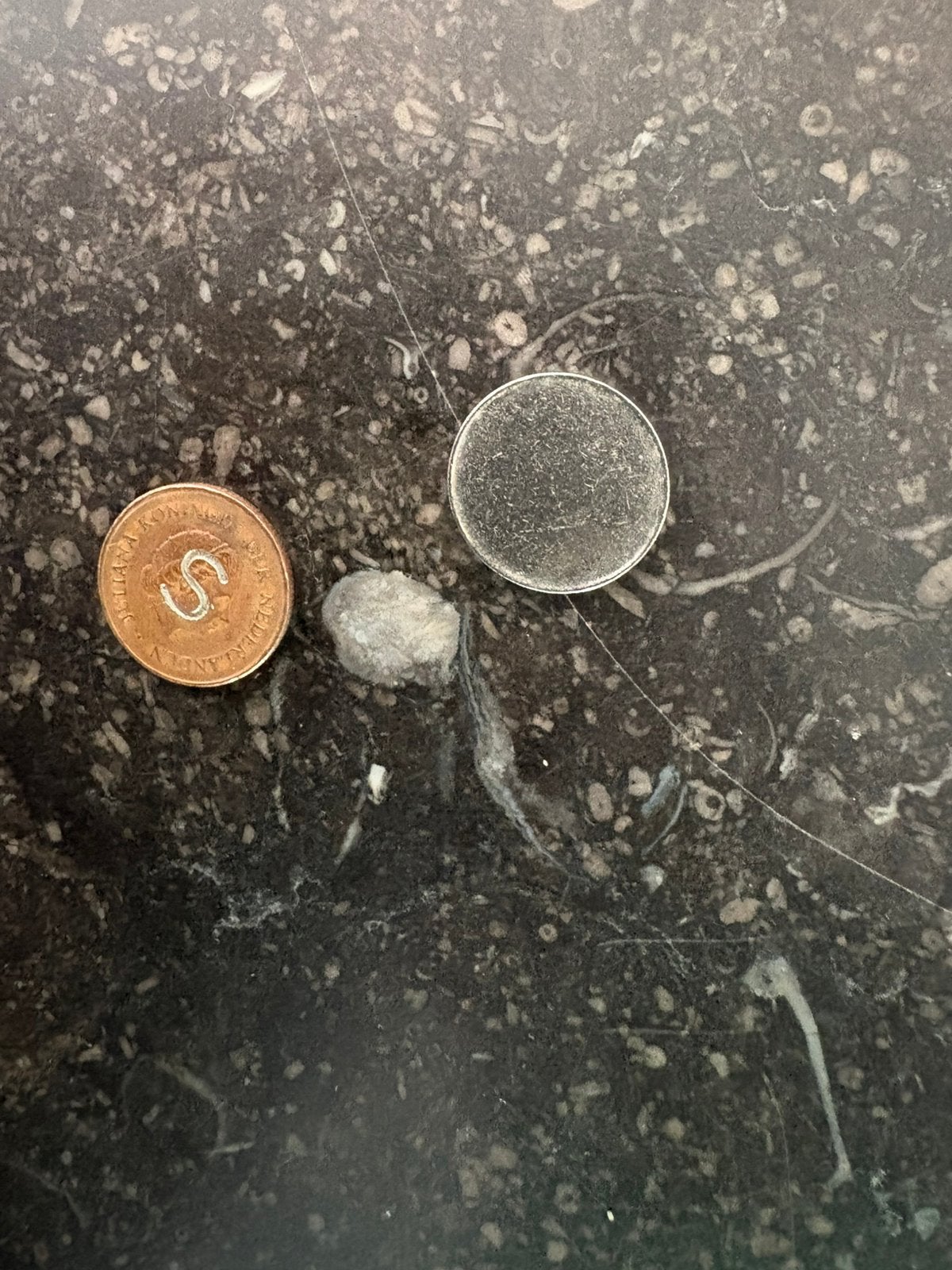 2 apparte kwartjes 1x leeg zonder opdruk, Ophalen of Verzenden, Koningin Juliana, 25 cent