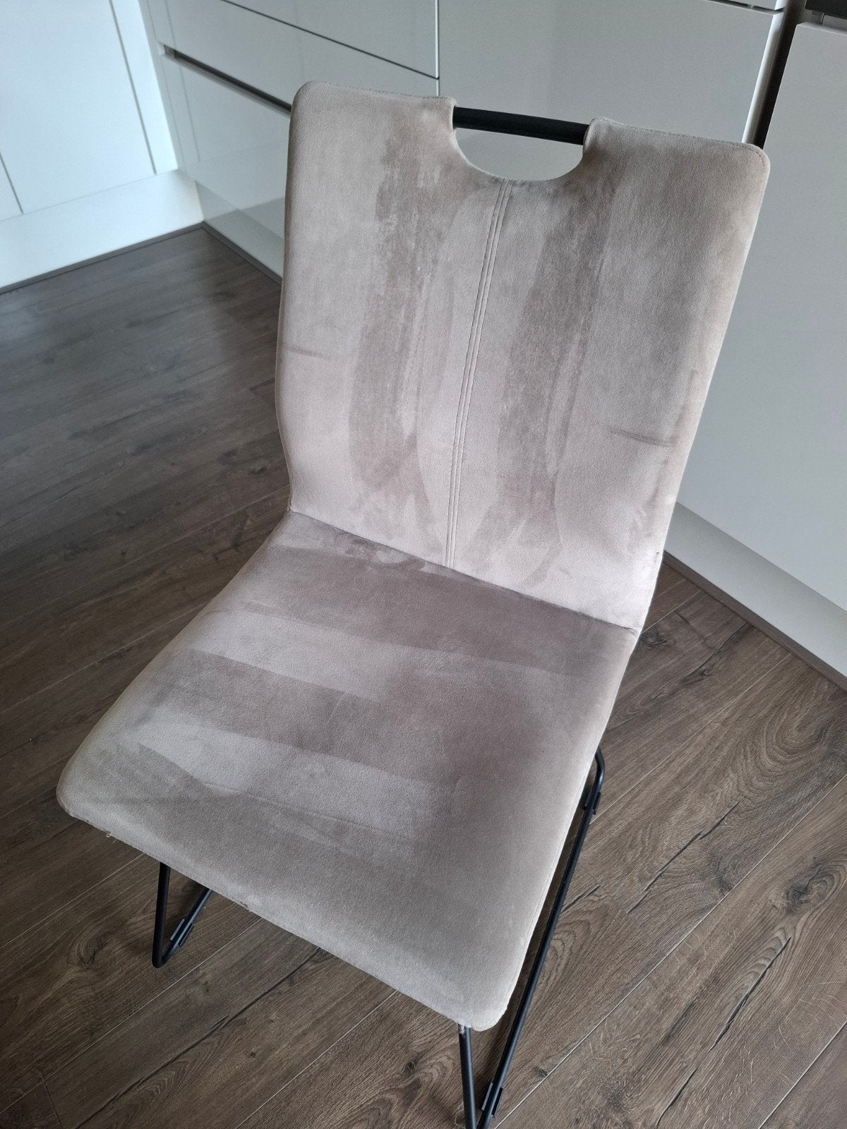 Taupe stoelen, Ophalen, Gebruikt, Twee, Overige kleuren