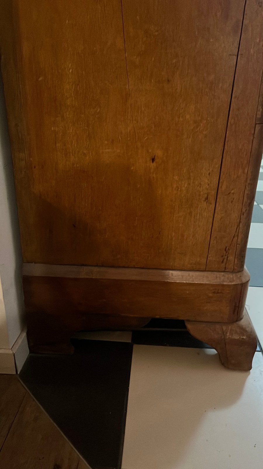 Antiek Mahonie en Eiken Koekanger Kabinet, Antiek en Kunst, Ophalen of Verzenden