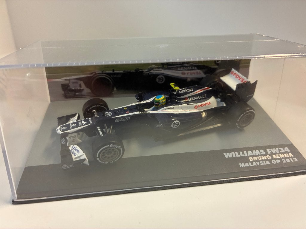 39252: Williams FW34 - Bruno Senna - Malaysia GP 2012 - 1:43, Auto, Nieuw, Ophalen of Verzenden, Bachsatztstr. 54 D 72131 Ofterdingen, Germany
